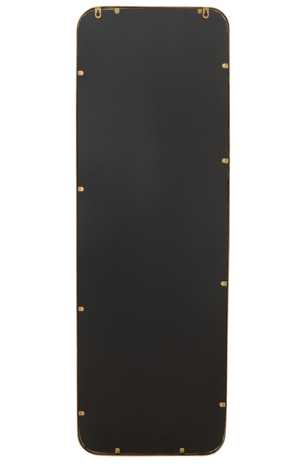J-Line spiegel Mona Rechthoekig - ijzer/glas - goud - 119.5 x 40.5 cm