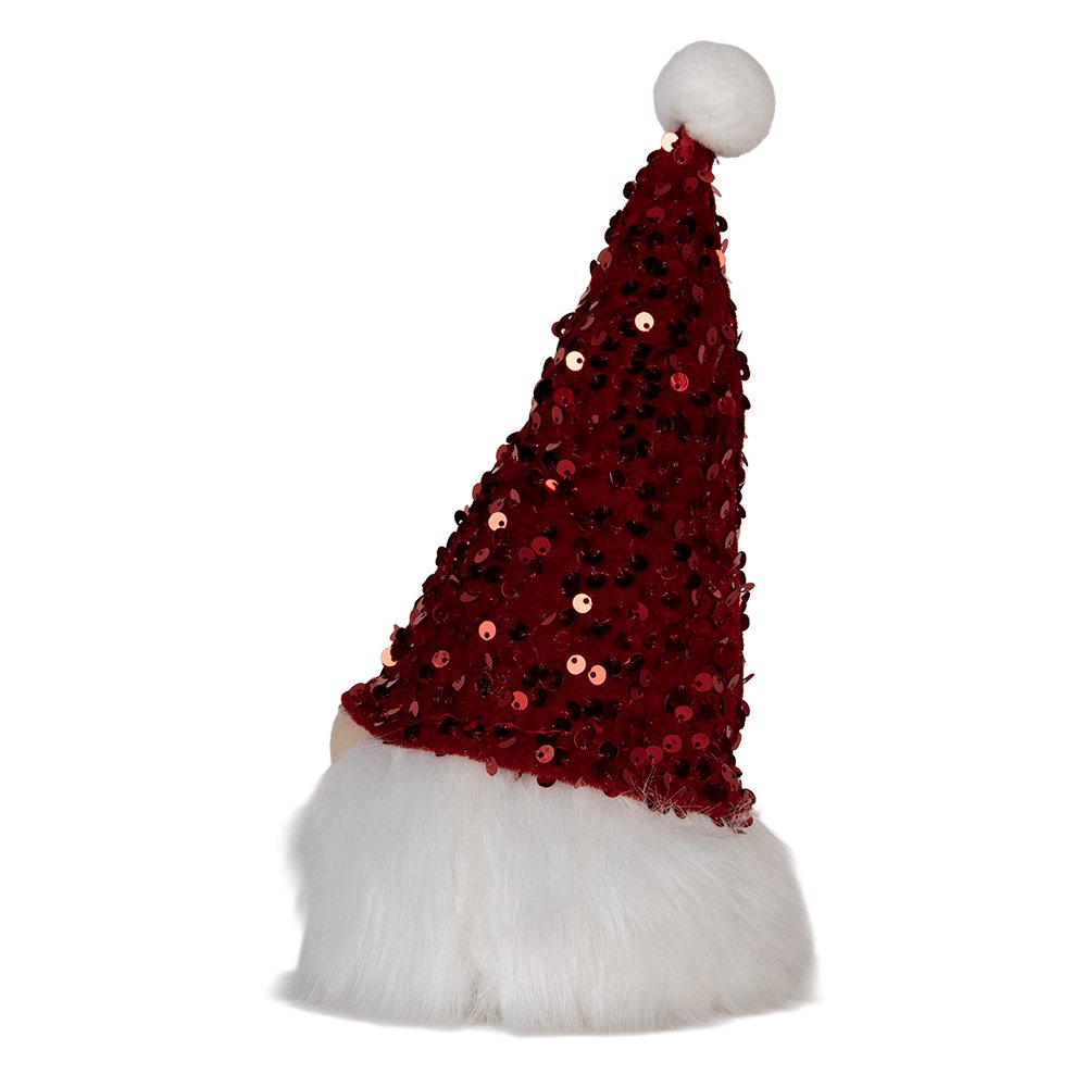 Kerstdecoratie met LED-verlichting Kabouter 10x10x25 cm Rood Synthetisch