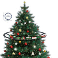 Kerstdecoratie Beeld Trein Groen Kunststof