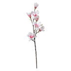 Kunstbloem 97 cm Wit Roze Kunststof Kunstplant
