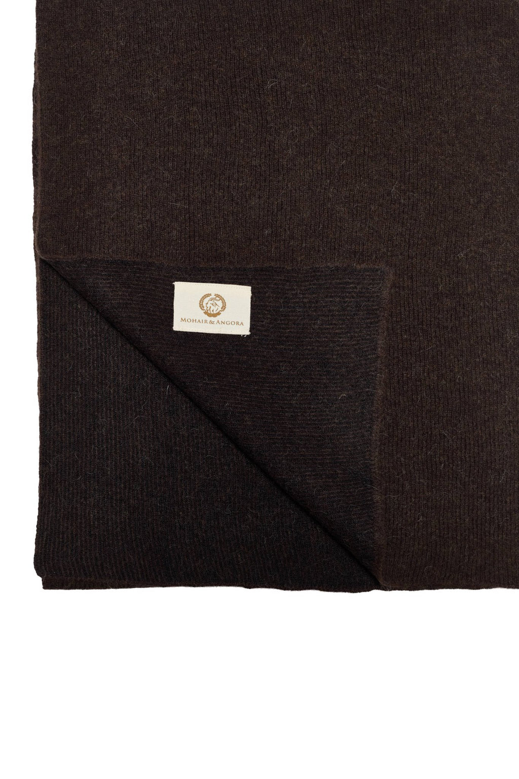 Artemis Beanie & Scarf Wol Set Brown-Ecru
