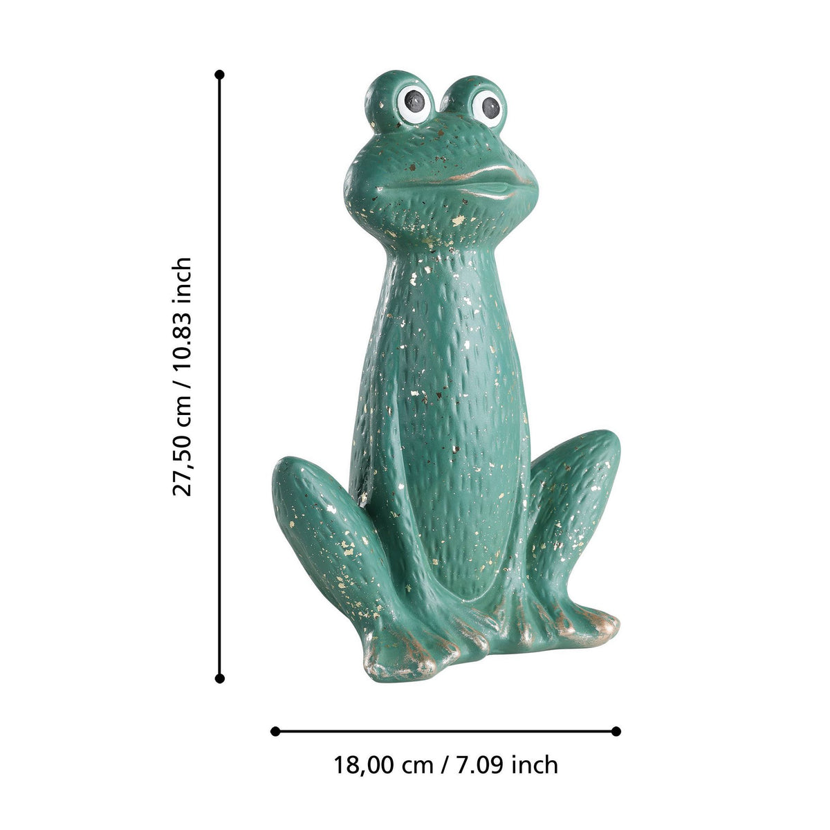 Ornament Saidane Groen 18x11x28cm
