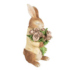 Decoratie Beeld Konijn 39 cm Bruin Kunststof
