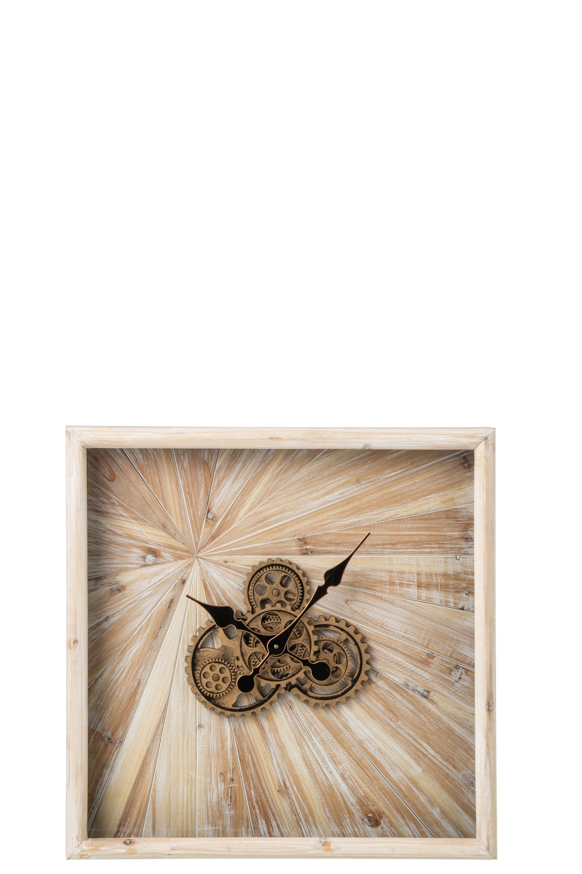 J-Line Wandklok - MDF - lichtbeige - small