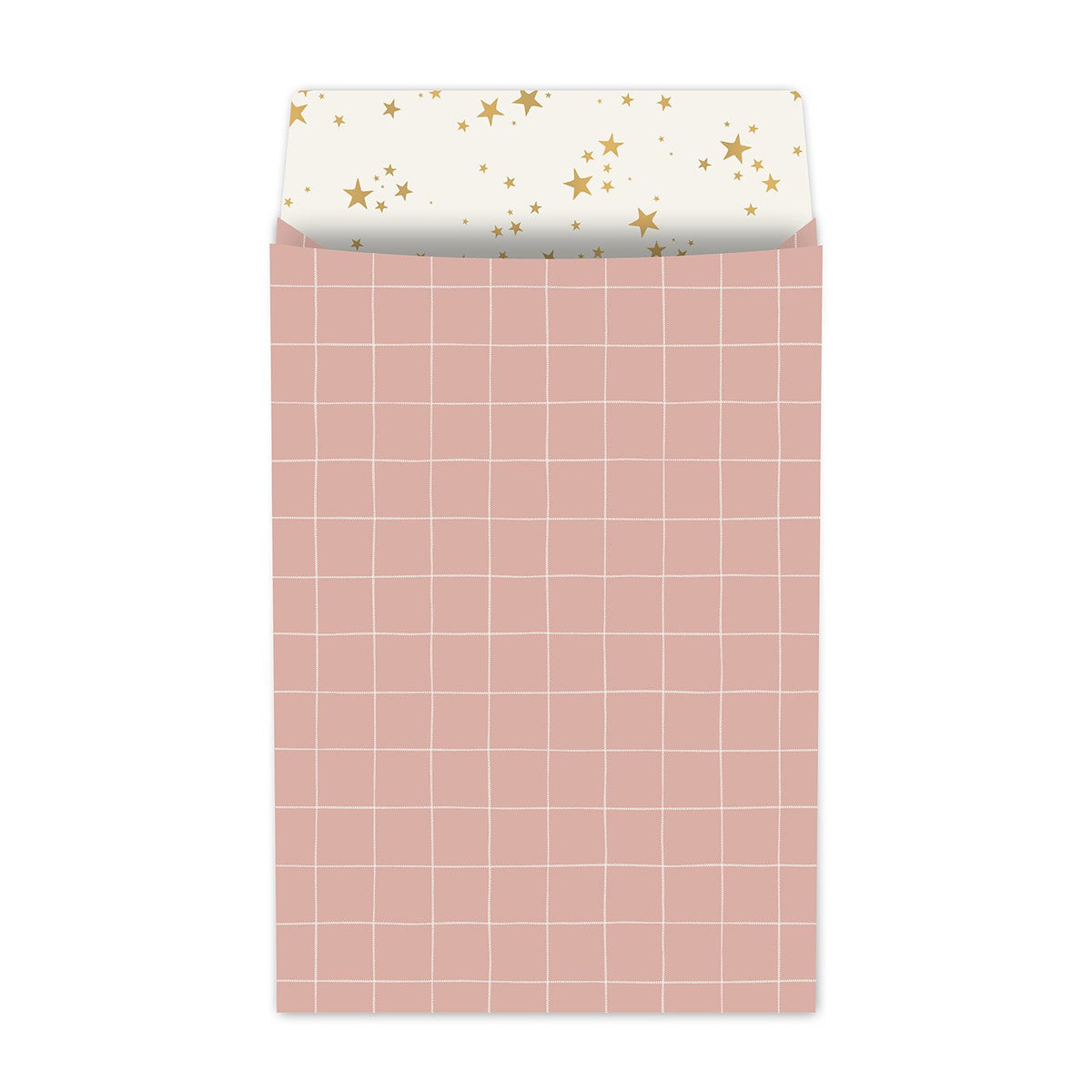 Gentle Grid - Tijdschriftenzakken – 25×34+4cm 100st - calm base
