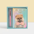 Studio Pets A6 Notitieboekje met pen - Pompom