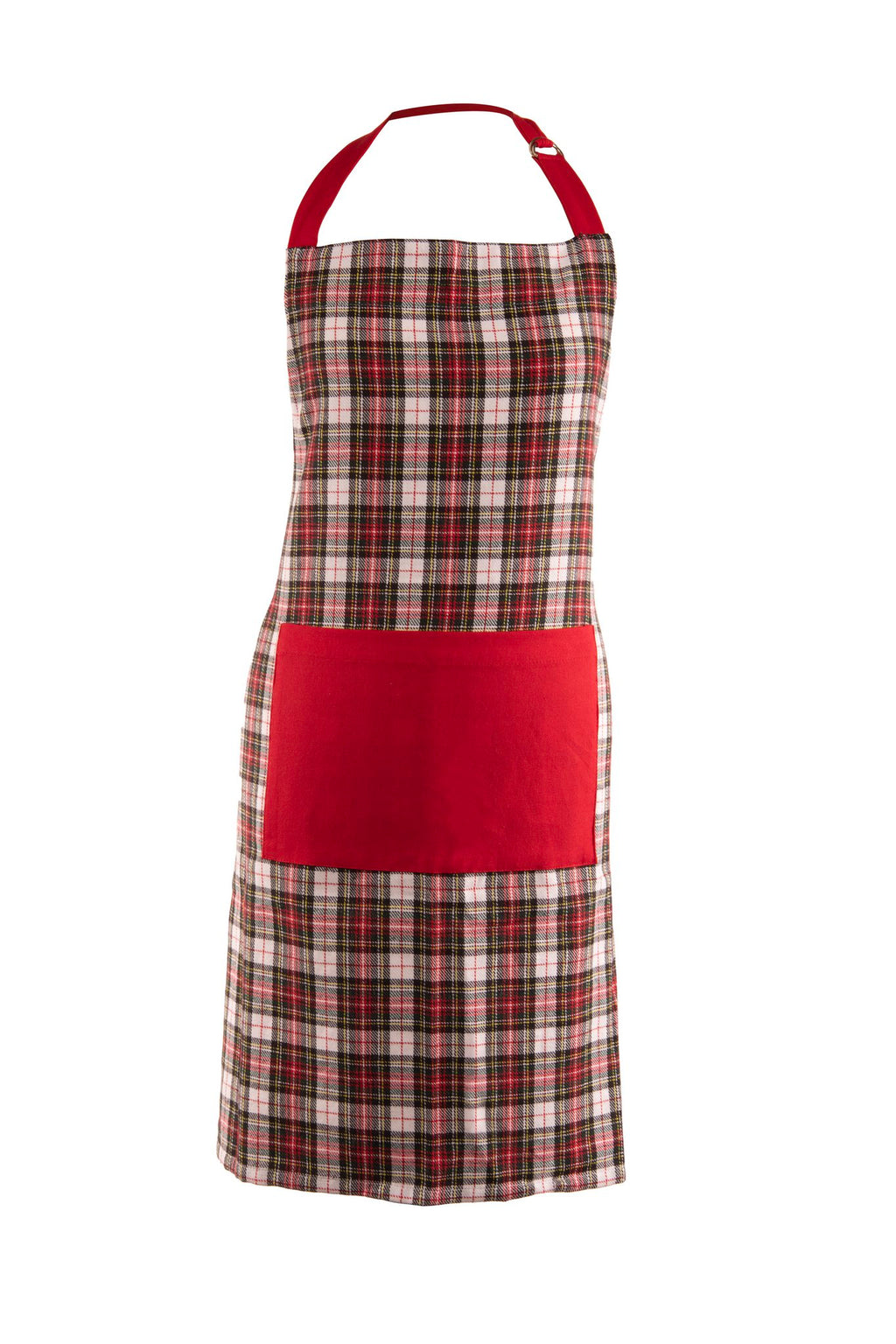 Schort Xmas - kerst - 75x80 cm, rood