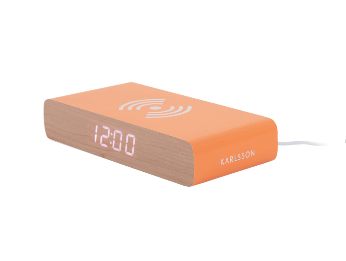 Wekker Retro plat LED
