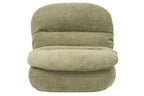 J-Line Gecomprimeerde chaise longue - schuim - groen