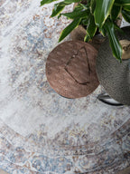 Vloerkleed Viola Taupe - Rond ø160 cm