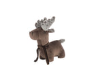 J-Line deurstopper Rendier - polyresin - bruin - S