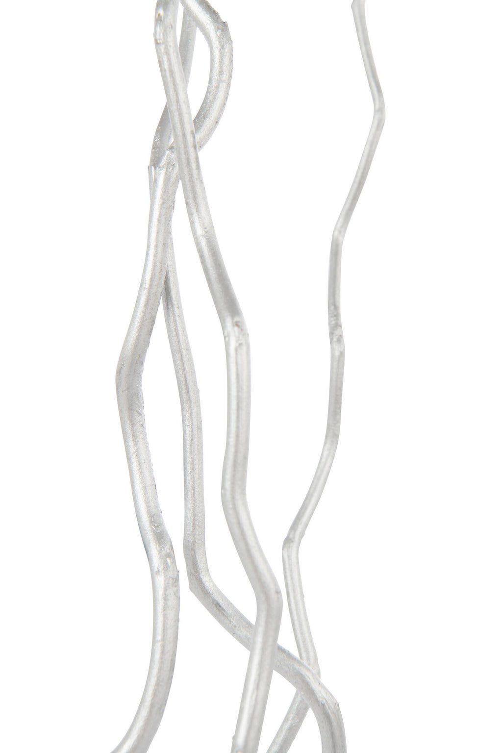 J-Line decoratie tak Droogbloemen - riet - zilver - M - 3 st.