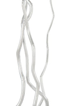 J-Line decoratie tak Droogbloemen - riet - zilver - M - 3 st.