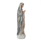 Beeld Maria 35 cm Grijs Polyresin