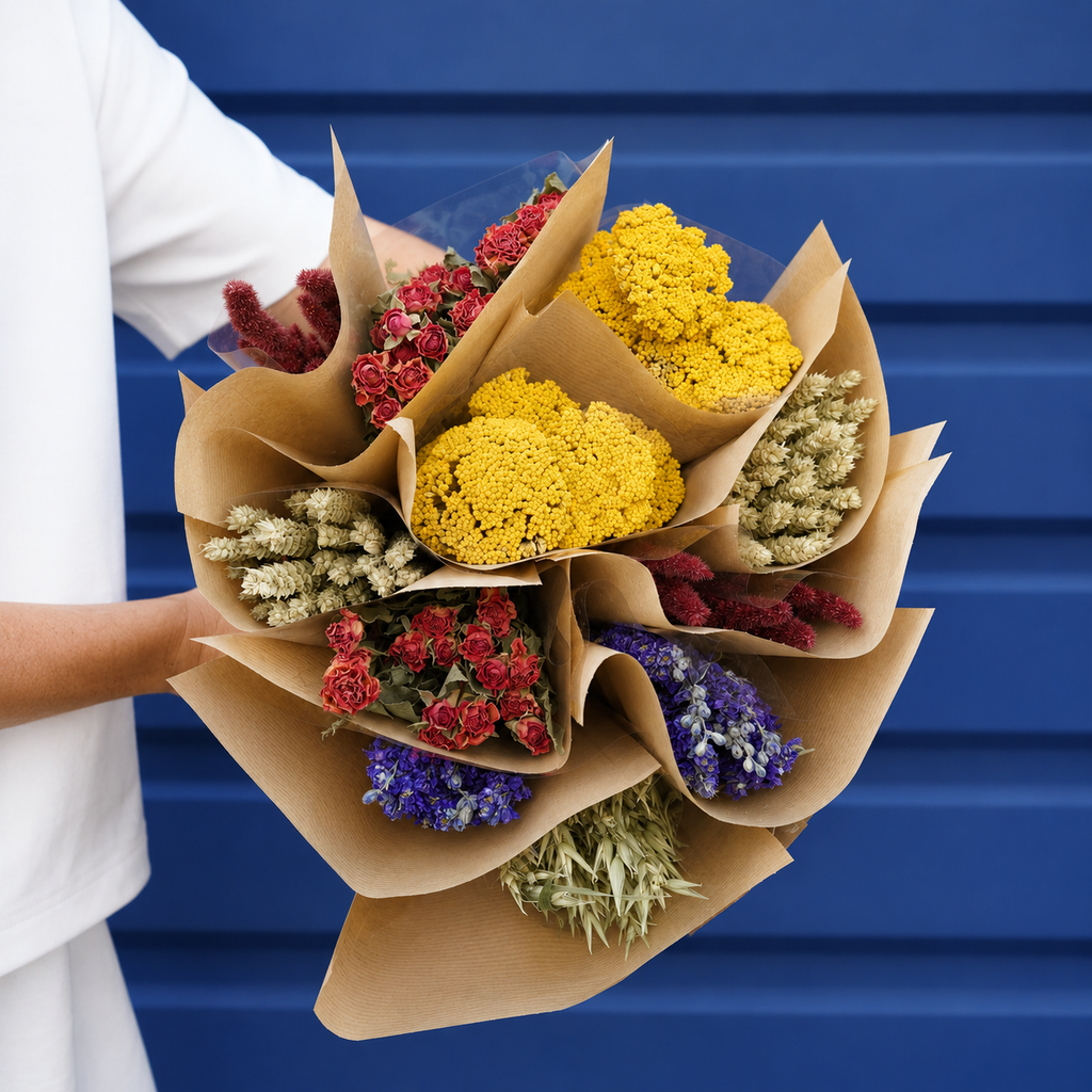 Gedroogde bloemen Mono Bunches - Multi