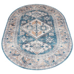Vloerkleed Laria Blue 4 - Ovaal 160 x 230 cm