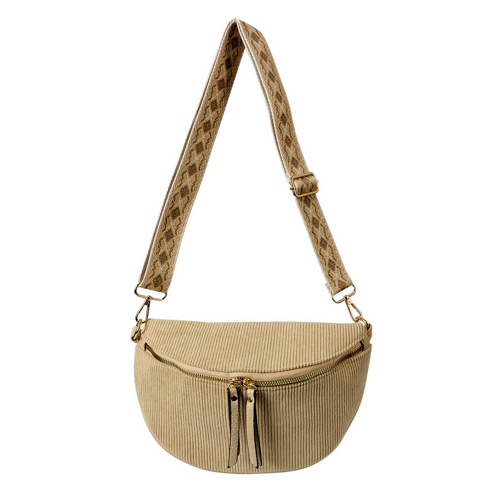 Handtas Beige, Synthetisch 25x16x7 cm
