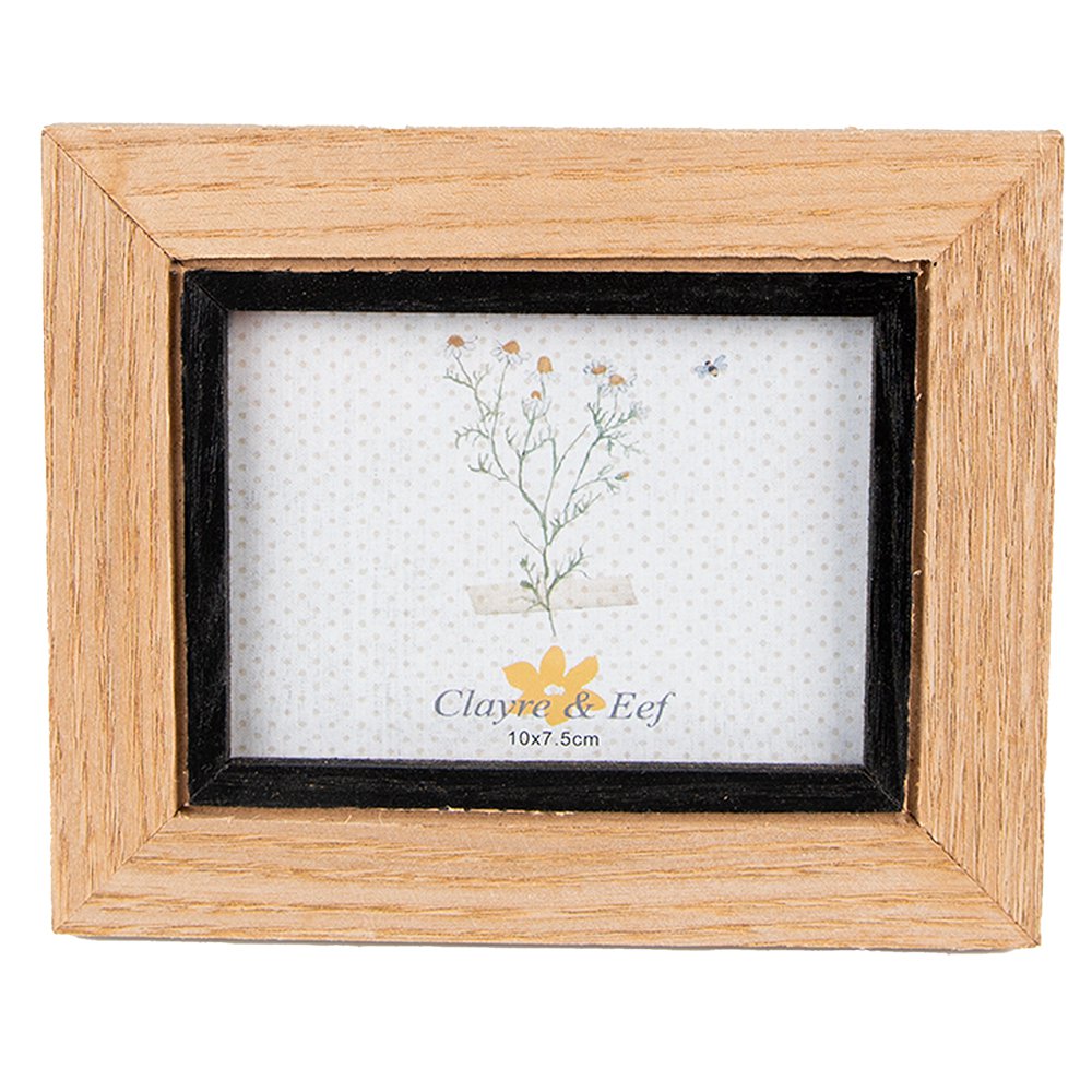 Fotolijst 7x10 cm Bruin Zwart MDF Fotokader
