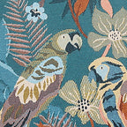 231 Pillow Two Parrots in Love Green 50x50
