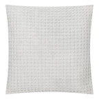 Stonewash Dobby Knit kussen zilver 45x45cm