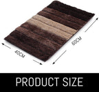 Superzachte dikke microvezelbadmat 40x60 cm | Antislip luxe absorberend wasbaar badkamertapijt