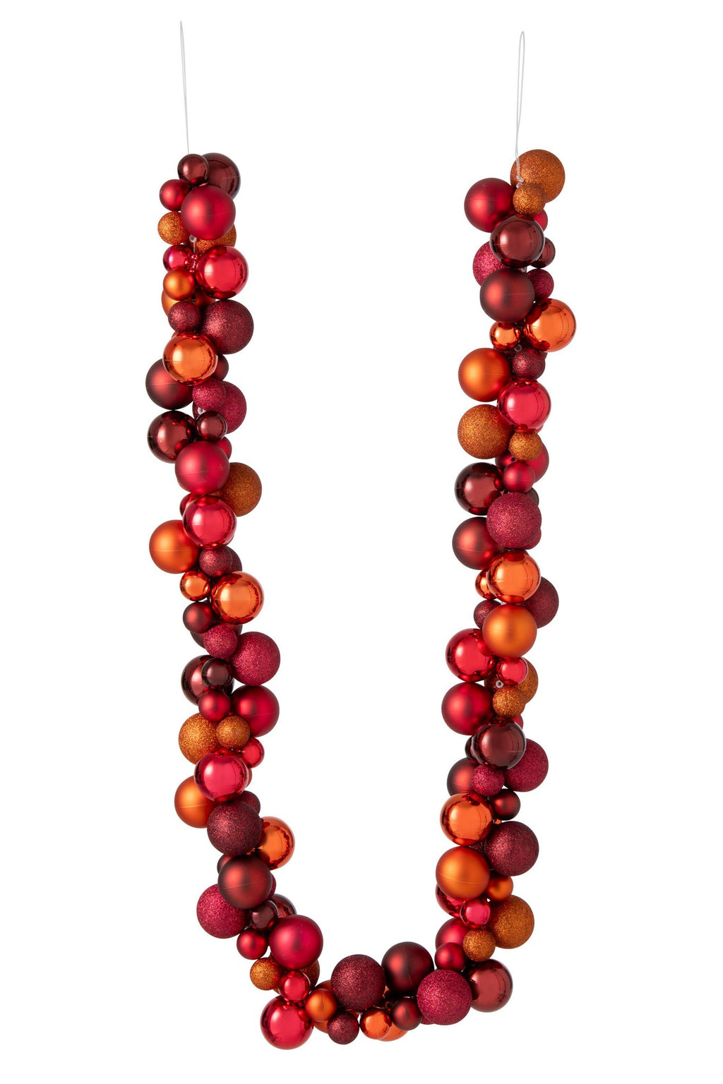 J-Line Slinger met kerstballen - PS - multikleur
