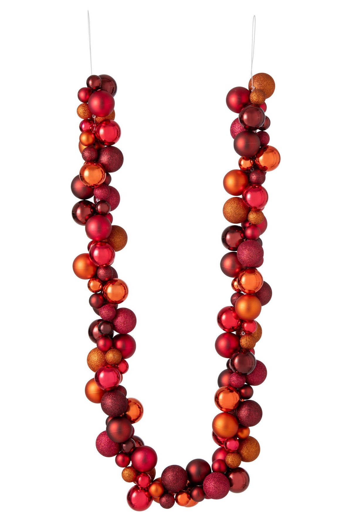 J-Line Slinger met kerstballen - PS - multikleur