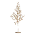 Decoratie Boom 9x9x50 cm Goudkleurig Metaal