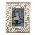 Fotolijst 10x15 cm Wit Beige Hout Fotokader