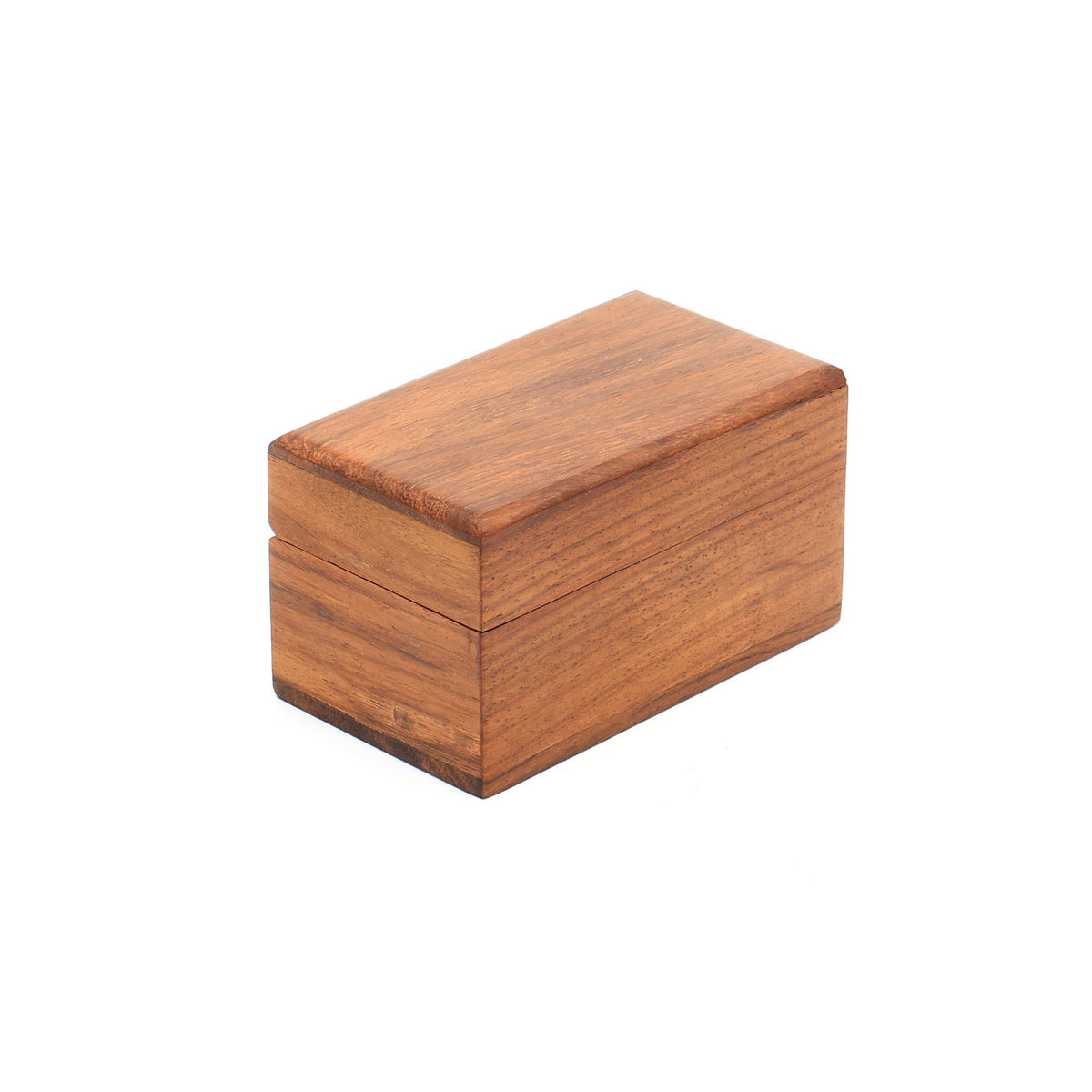Vintage koperen telescoop met lederen handgreep houten kist