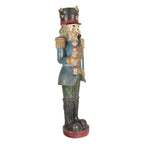 Beeld Notenkraker 21x15x60 cm Blauw Kunststof