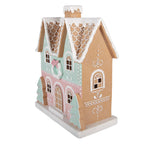 Gingerbread house 38x20x48 cm Bruin Kunststof