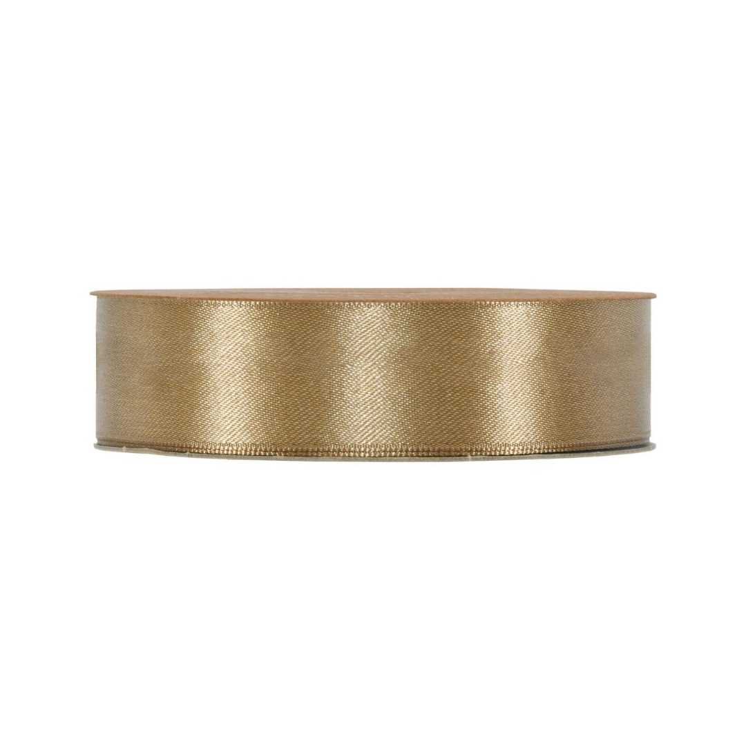 Satijn Lint Licht Bruin – 50m – / Double Satin Classic