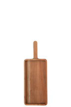 J-Line snijplank Rechthoek - hout - naturel - S