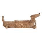 Knuffel Hond Teckel 58x20x21 cm Bruin Synthetisch