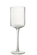 J-Line Ralp wijnglas - glas - transparant