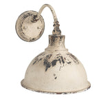 Wandlamp 43x28x31 cm Wit IJzer Muurlamp