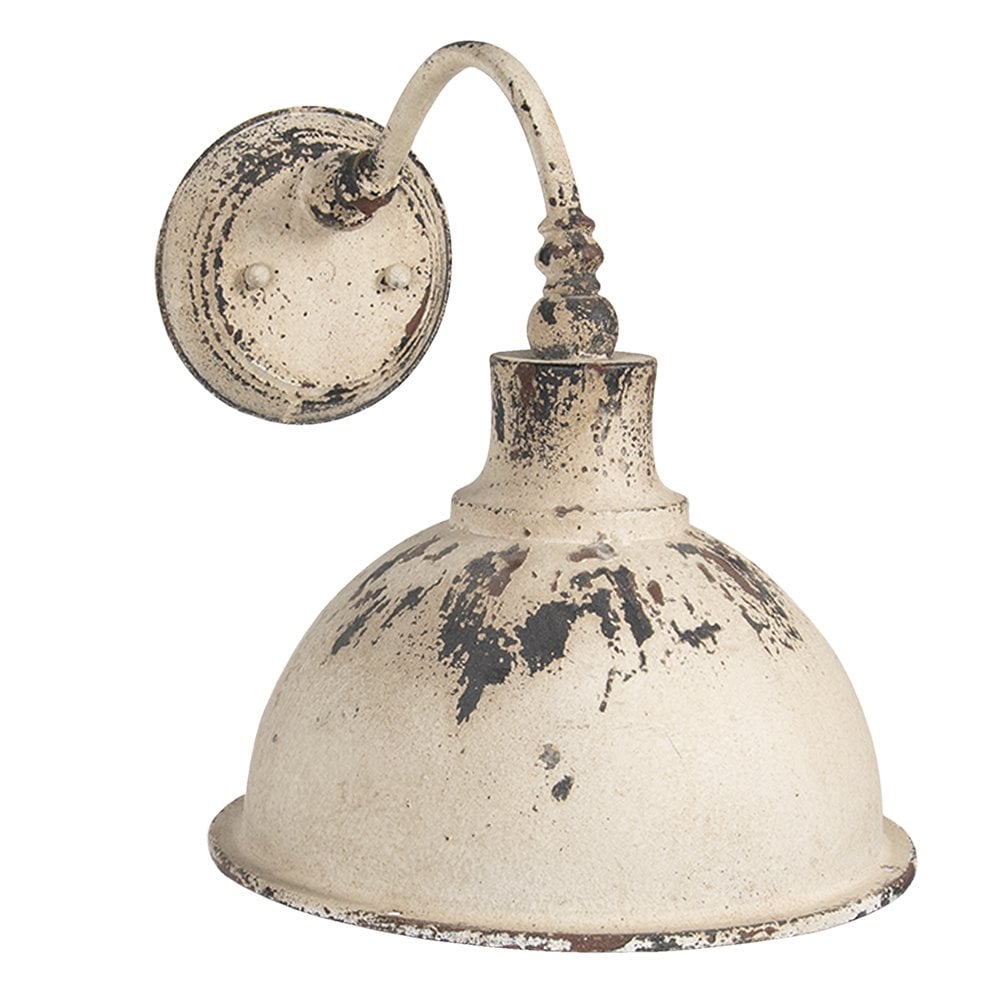 Wandlamp 43x28x31 cm Wit IJzer Muurlamp