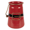 Decoratie Emmer 12x10x16 cm Rood Metaal