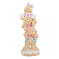 Kerstdecoratie Beeld Gingerbread man 11x9x30 cm Bruin Kunststof