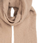 Wintersjaal Dames 40x190 cm Beige Textiel