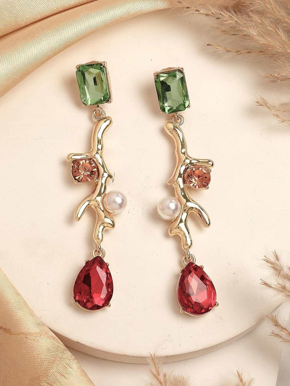 Eigentijdse oorbellen – Vergulde mode-sieraden – Damesaccessoires