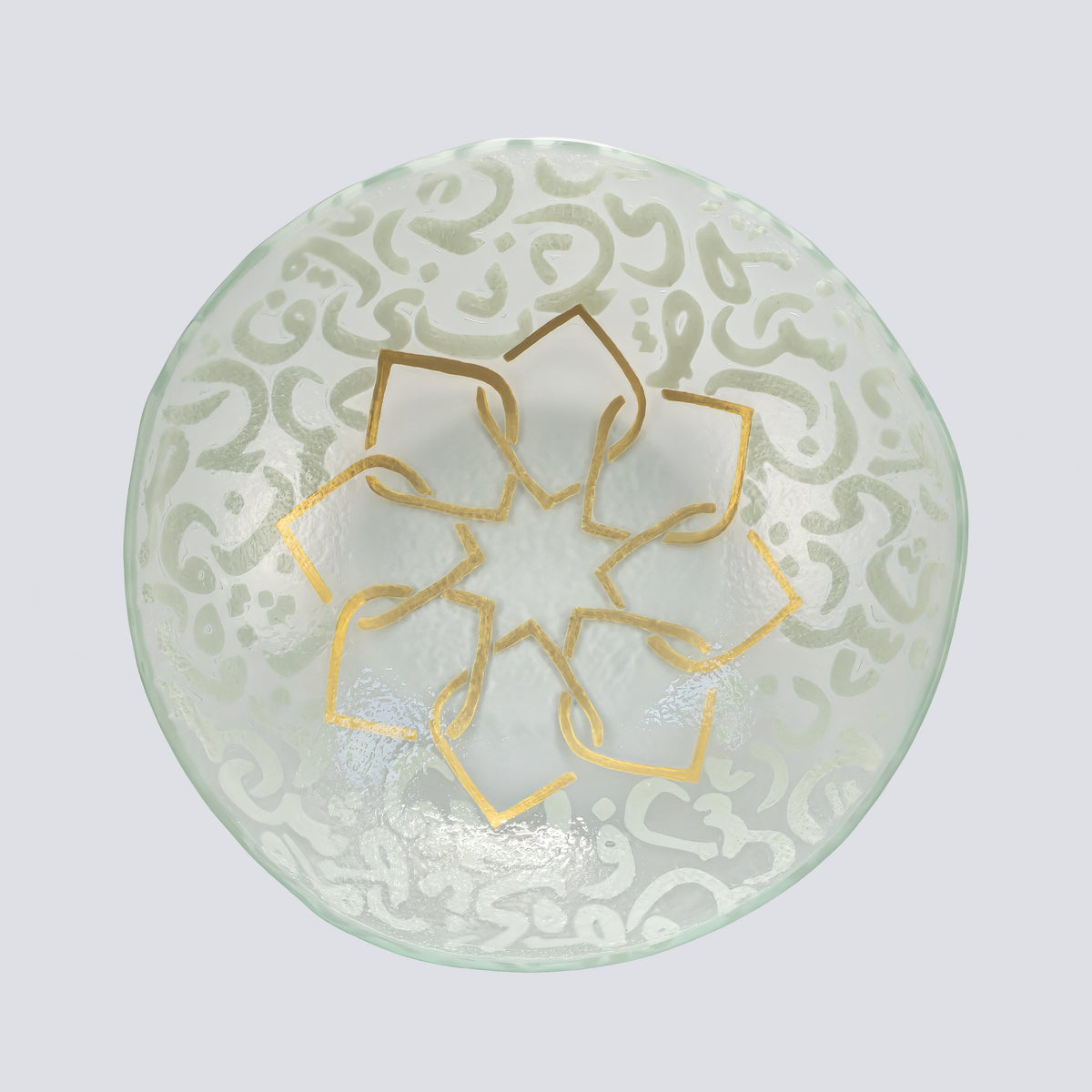 Gold Bowl Pop Medium 24x7 Gold & White