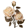 Kunstbloem Roos 70 cm Wit Kunststof