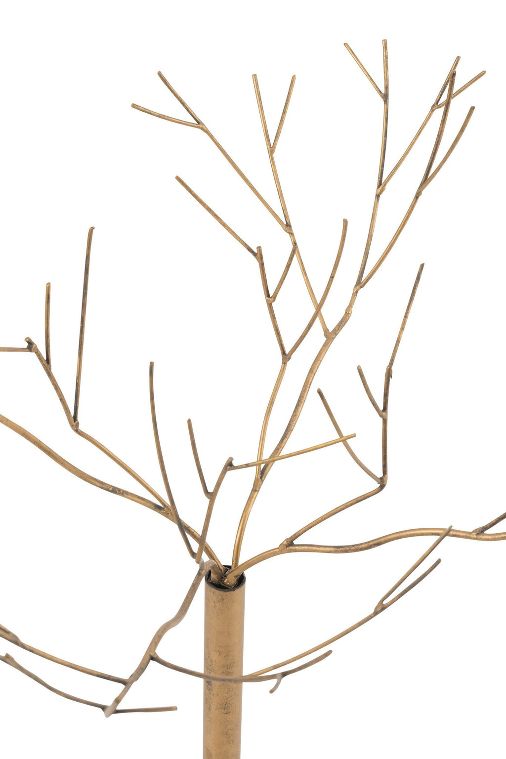 J-Line decoratie Boom - metaal - goud - small