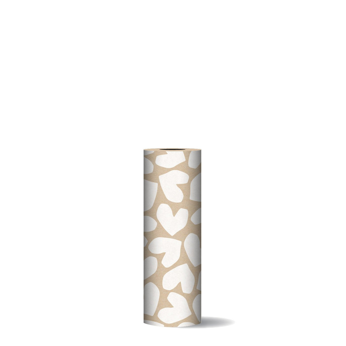 XL Solo Hearts - Balierol kraft/wit