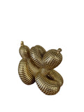 Polyresin ballon hond goud