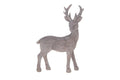 Polyresin hert 13,5x4,5x22cm grijs