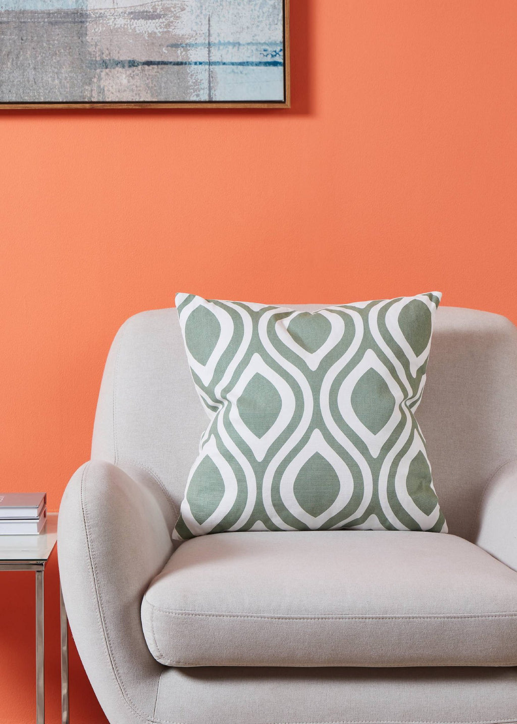 Kussen Chevery Groen 45x45cm
