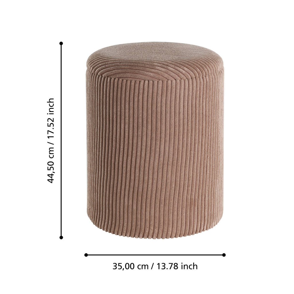 Hocker Vavatenina Bruin 35x45 cm